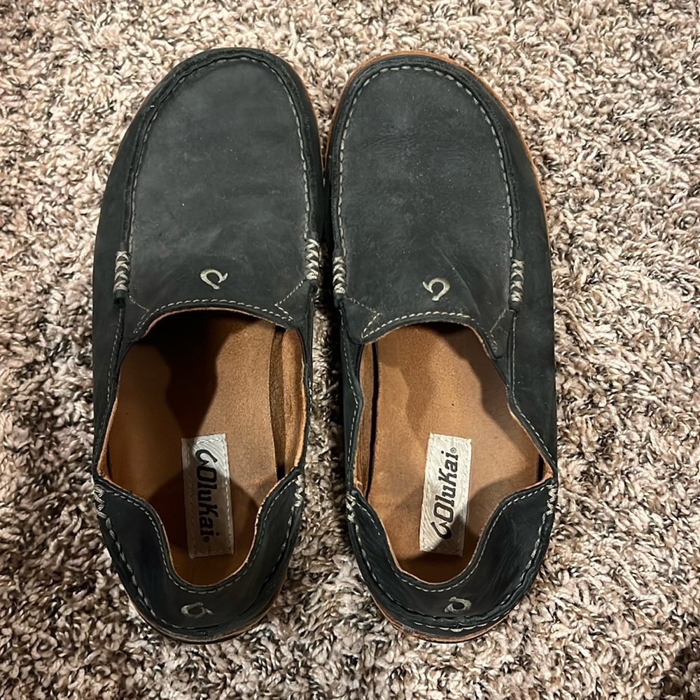 Men’s OluKai Leather Slip On